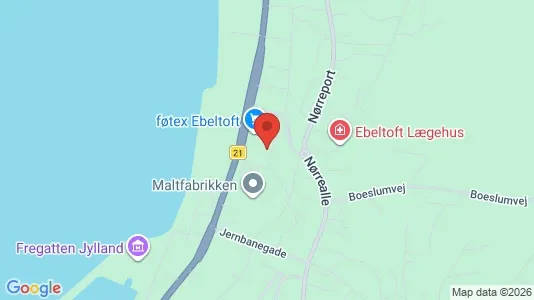 Andelsboliger til salg i Ebeltoft - Foto fra Google Street View