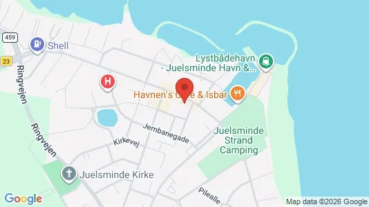 Andelsboliger til salg i Juelsminde - Foto fra Google Street View