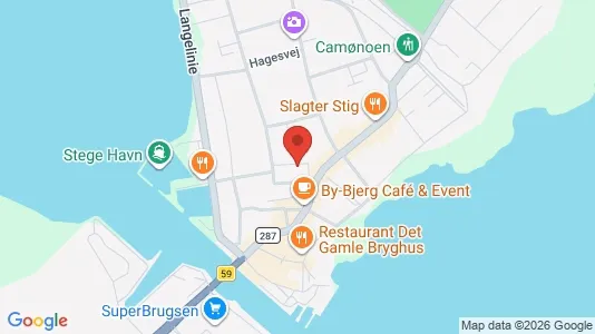 Andelsboliger til salg i Stege - Foto fra Google Street View