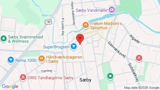 Andelsboliger til salg i Sæby - Foto fra Google Street View