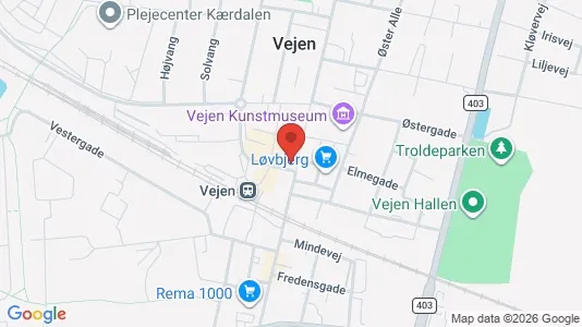 Andelsboliger til salg i Vejen - Foto fra Google Street View
