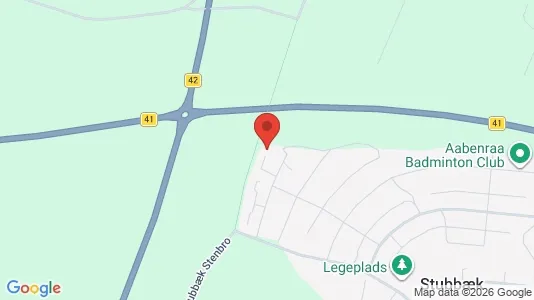 Andelsboliger til salg i Aabenraa - kort over placeringen