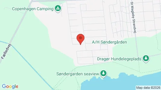 Andelsboliger til salg i Dragør - kort over placeringen