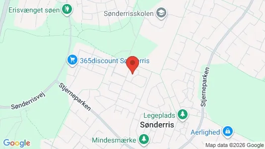 Andelsboliger til salg i Esbjerg V - kort over placeringen