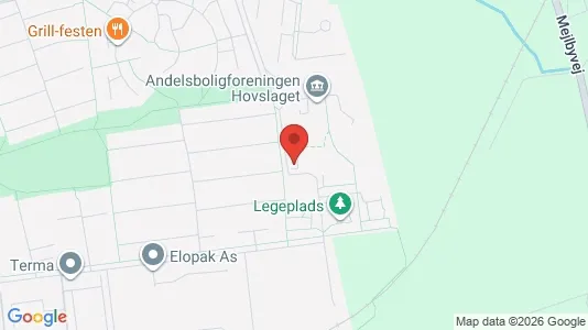 Andelsboliger til salg i Lystrup - kort over placeringen
