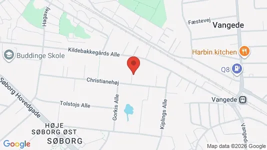 Andelsboliger til salg i Søborg - kort over placeringen
