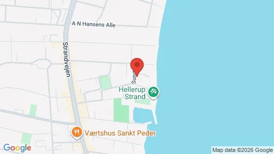 Andelsboliger til salg i Hellerup - kort over placeringen