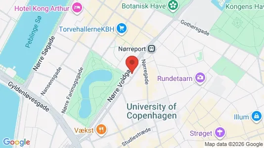 Andelsboliger til salg i København K - kort over placeringen