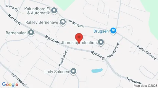 Andelsboliger til salg i Kalundborg - kort over placeringen